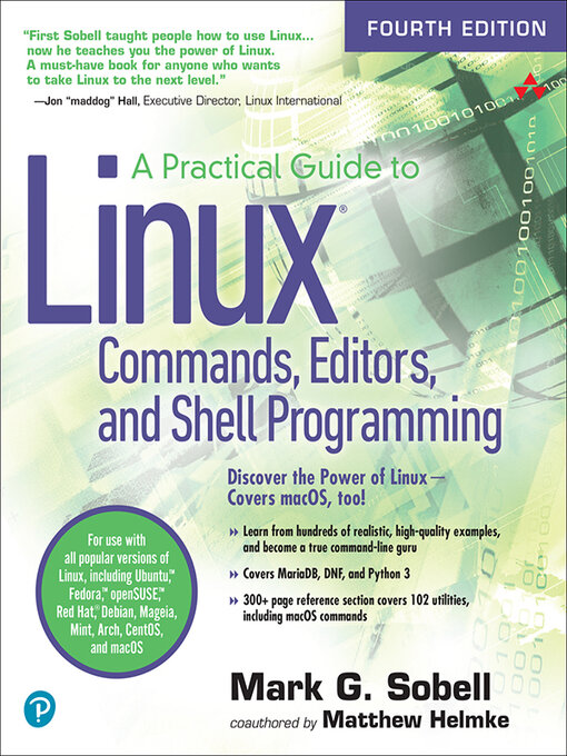 Upplýsingar um A Practical Guide to Linux Commands, Editors, and Shell Programming eftir Mark G. Sobell - Biðlisti